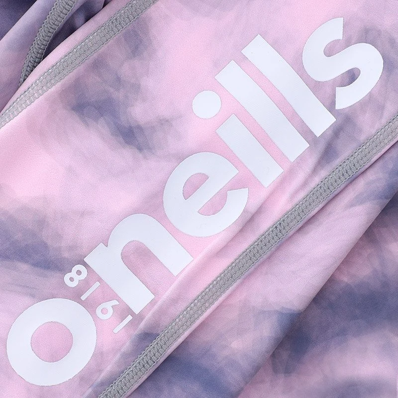 Kids' Emily Full Length Leggings Light Grey / Festival Bloom / Multi - Image 4