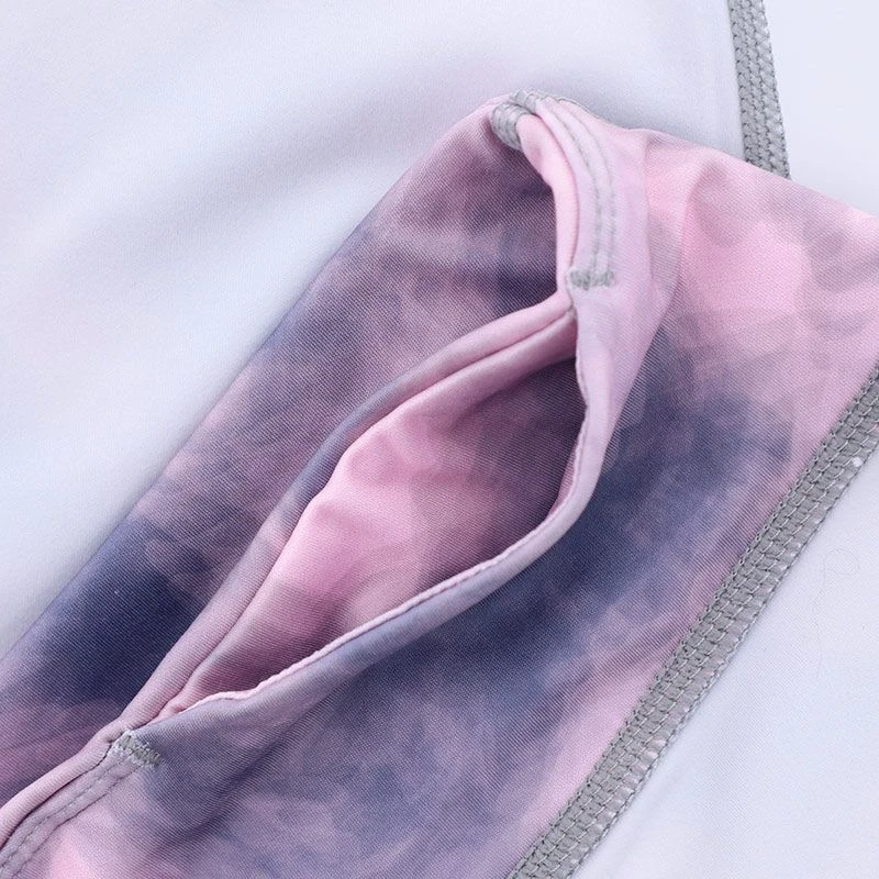 Kids' Emily Full Length Leggings Light Grey / Festival Bloom / Multi - Image 5