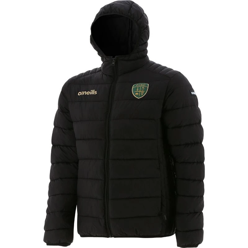 Men's Finn Éire Hooded Padded Jacket Black / Gold