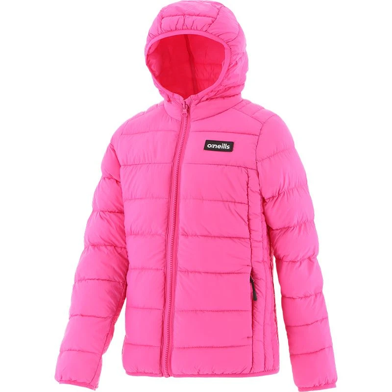 Kids' Fiona Hooded Padded Jacket Pink - Image 3