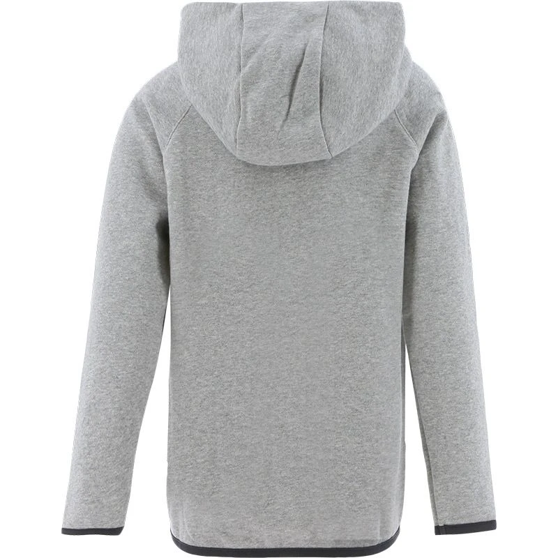 Kids' Henry Fleece Full Zip Hoodie Grey - Image 2