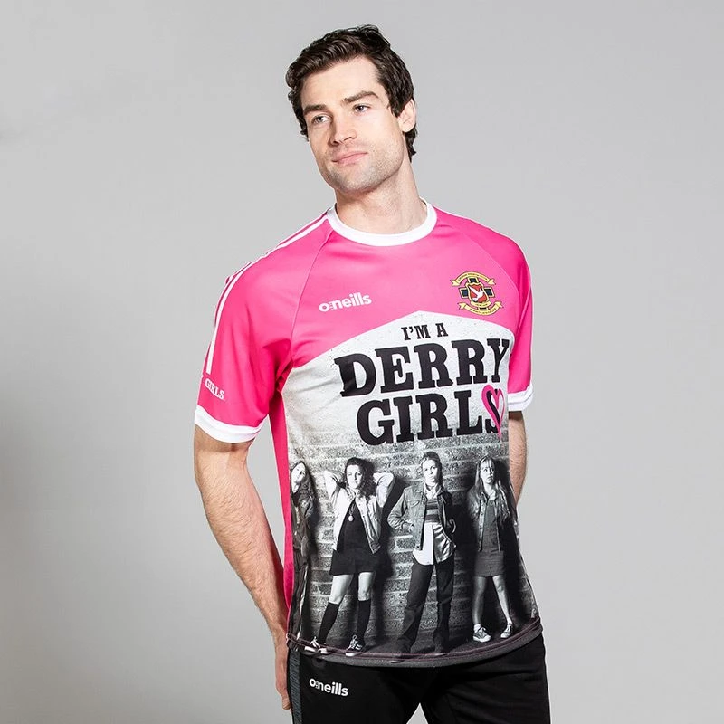'I'm A Derry Girl' Men's Derry Girls Jersey - Image 3