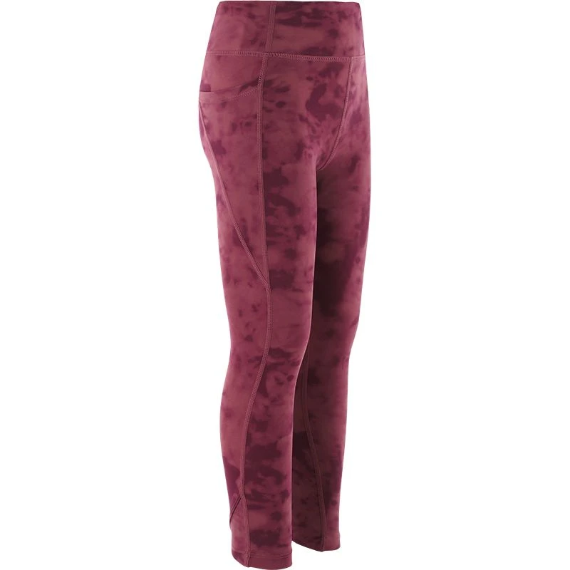 Kids' Kora 7/8 Leggings Purple / Silver - Image 2