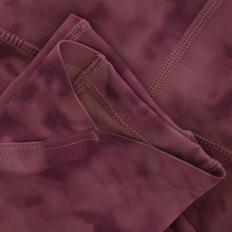 Kids' Kora 7/8 Leggings Purple / Silver - Image 7