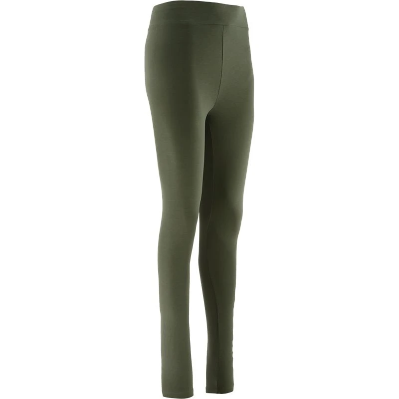 Women's Kourtney Full Length Leggings Khaki / White - Image 3