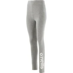 Kids' Kourtney Full Length Leggings Grey / White