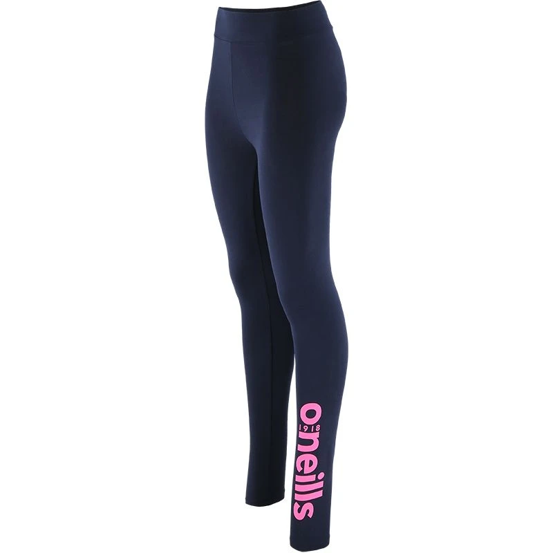 Women's Kourtney Full Length Leggings Marine / Pink - Image 3
