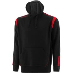 Men's Loxton Hooded Top Black / Red