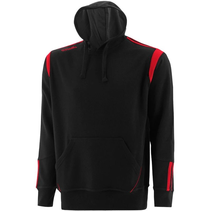 Men's Loxton Hooded Top Black / Red