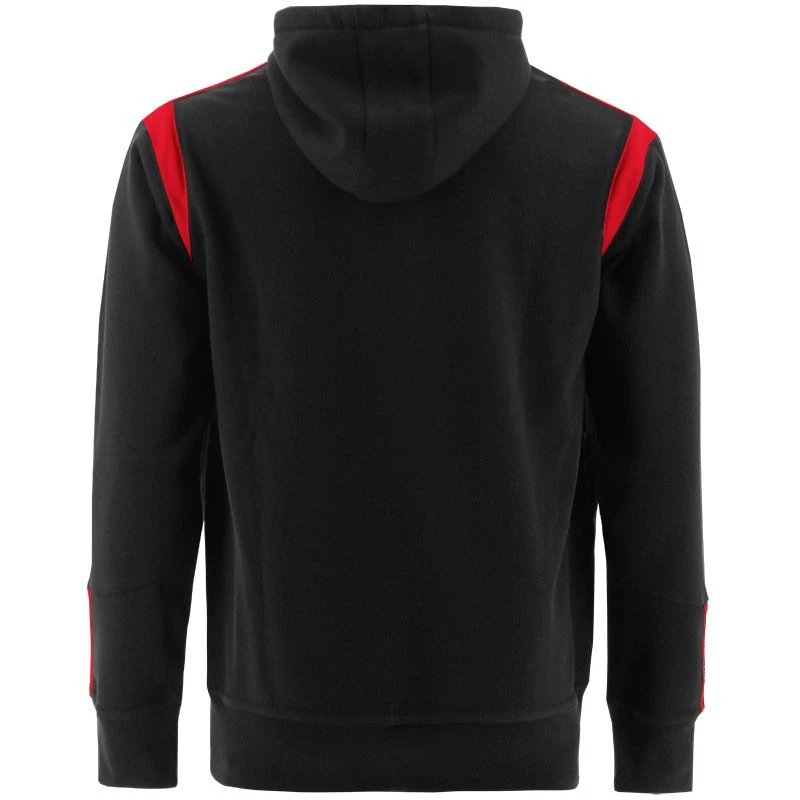 Men's Loxton Hooded Top Black / Red - Image 2