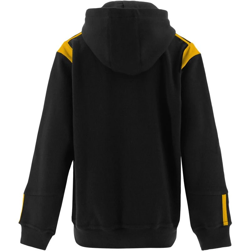 Kids' Loxton Hooded Top Black / Amber - Image 2