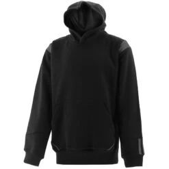 Kids' Loxton Hooded Top Black / Grey