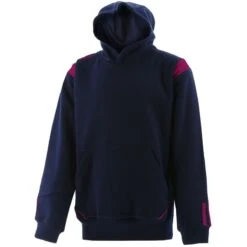Kids' Loxton Hooded Top Marine / Maroon