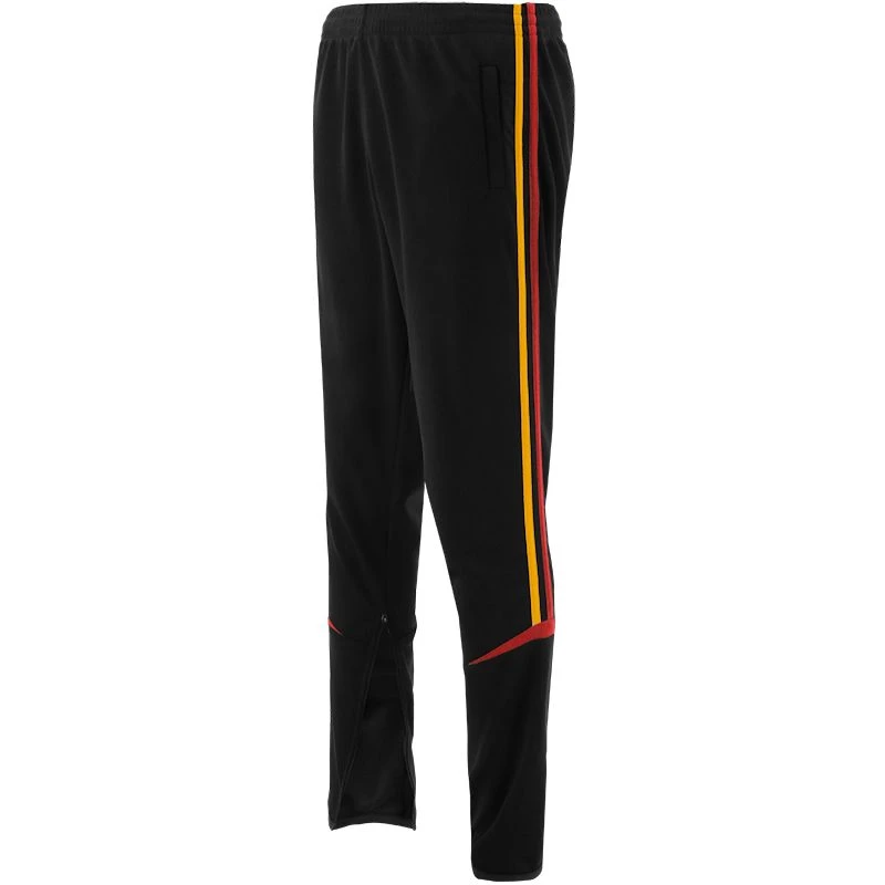 Kids' Loxton Squad Skinny Bottoms Black / Red / Amber - Image 2