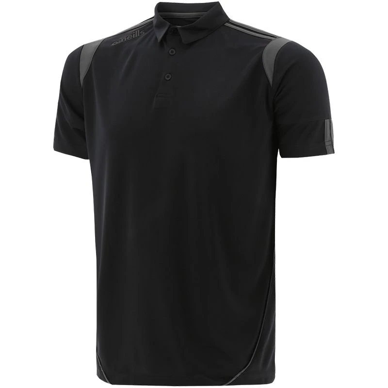 Kids' Loxton Polo Shirt Black / Grey