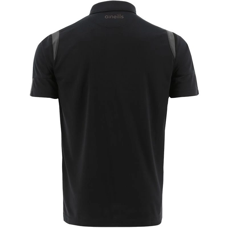 Kids' Loxton Polo Shirt Black / Grey - Image 2