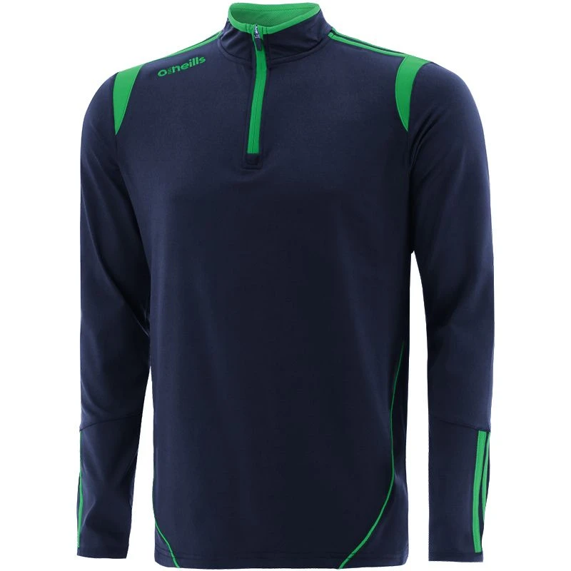 Kids' Loxton Brushed Half Zip Top Marine / Green