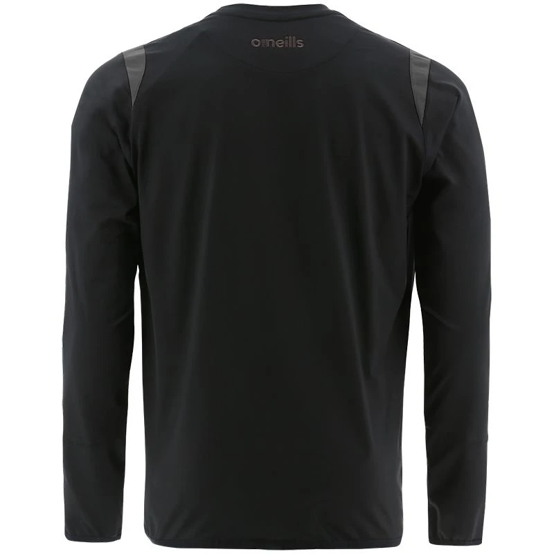 Kids' Loxton Brushed Crew Neck Top Black / Grey - Image 2