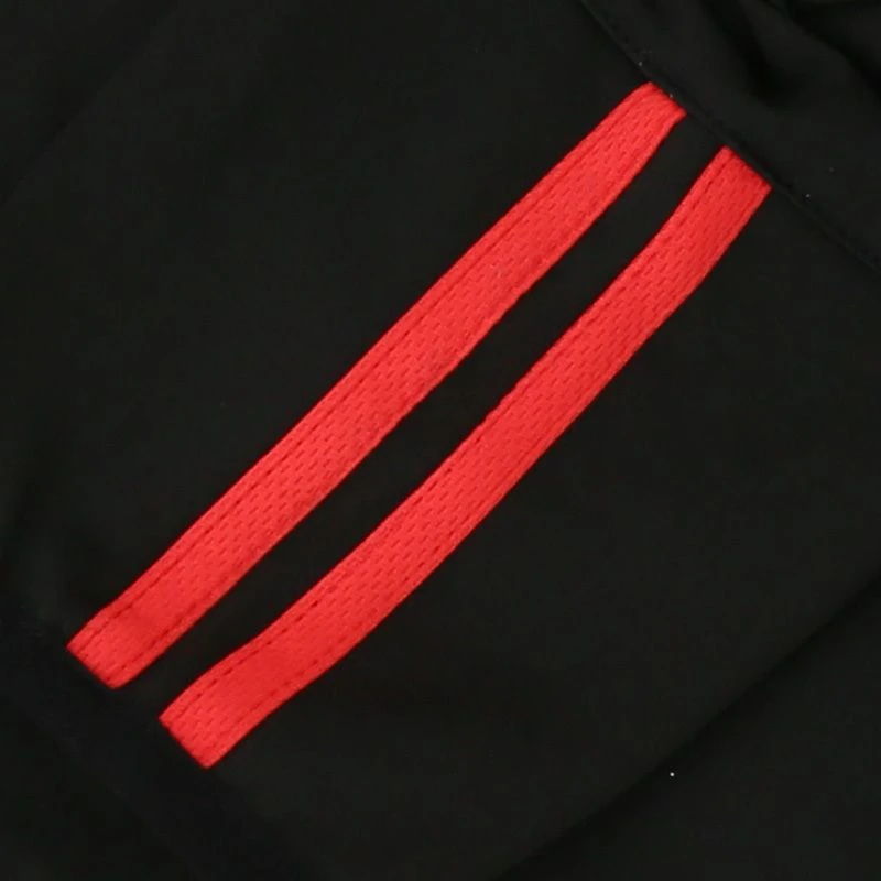 Kids' Loxton Brushed Crew Neck Top Black / Red - Image 5