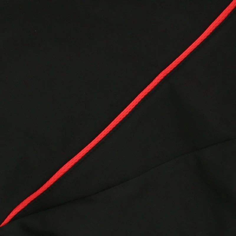 Kids' Loxton Brushed Crew Neck Top Black / Red - Image 6