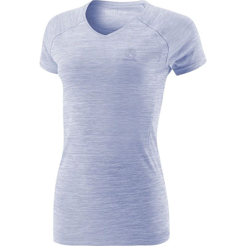 Women's Madison V-Neck T-Shirt Blue - Image 3
