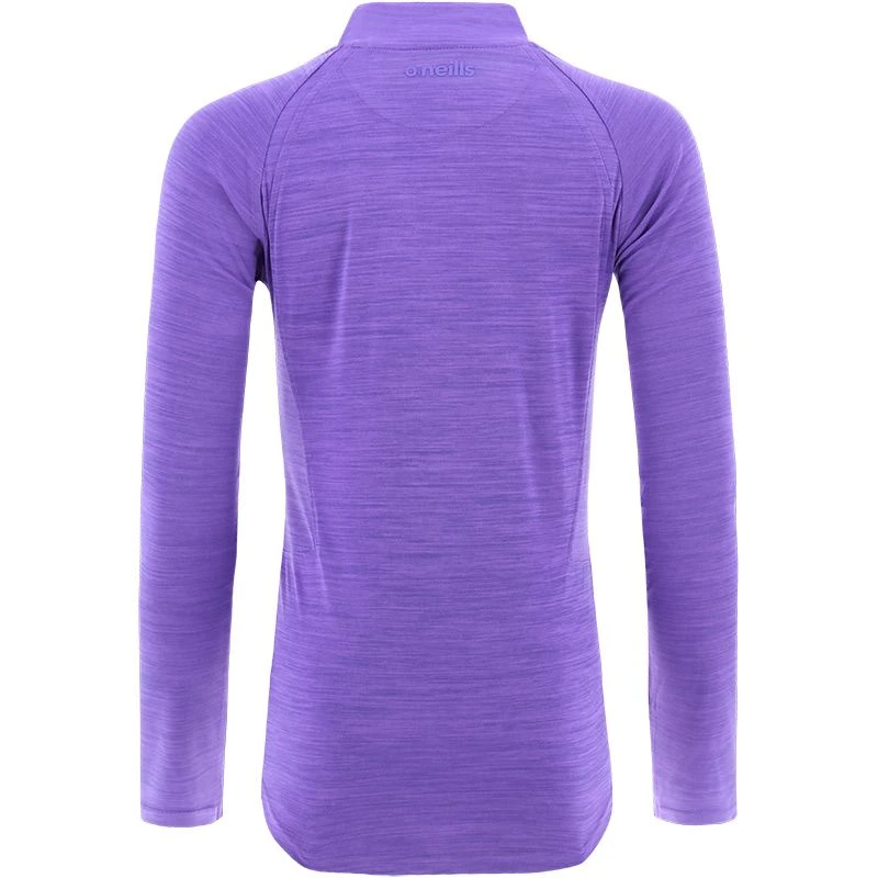 Women's Madison Half Zip Midlayer Top Purple - Image 2