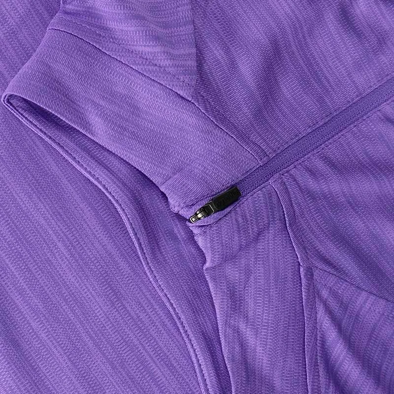 Women's Madison Half Zip Midlayer Top Purple - Image 4
