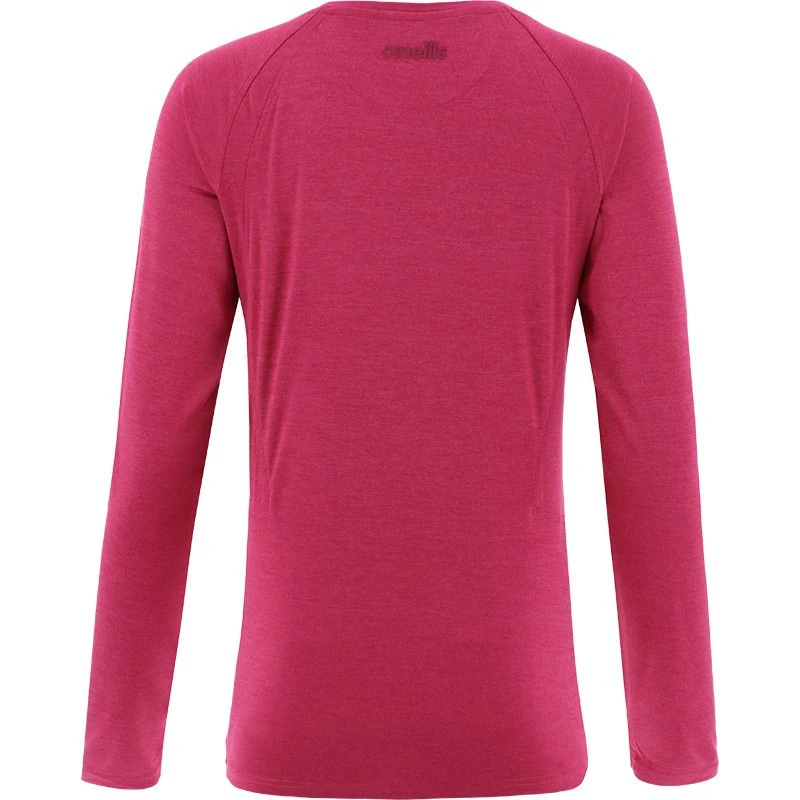 Women's Madison Long Sleeve Top Pink - Image 2