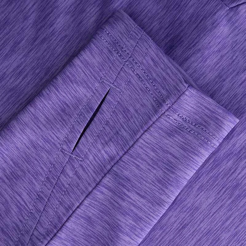 Women's Madison Brushed Half Zip Top Purple - Image 6