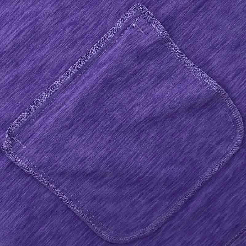 Women's Madison Brushed Half Zip Top Purple - Image 7