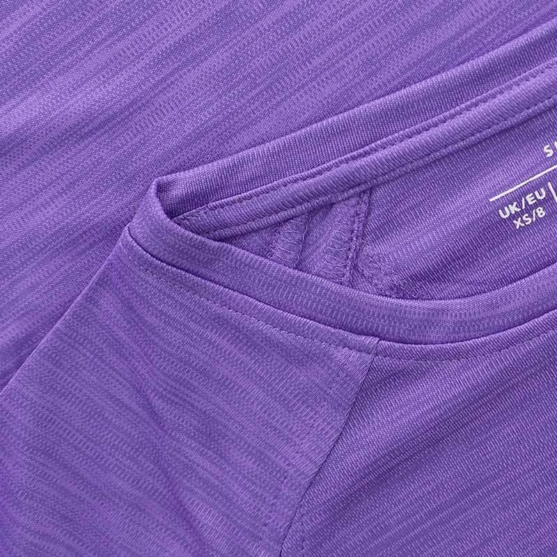 Women's Madison Long Sleeve Top Purple - Image 5