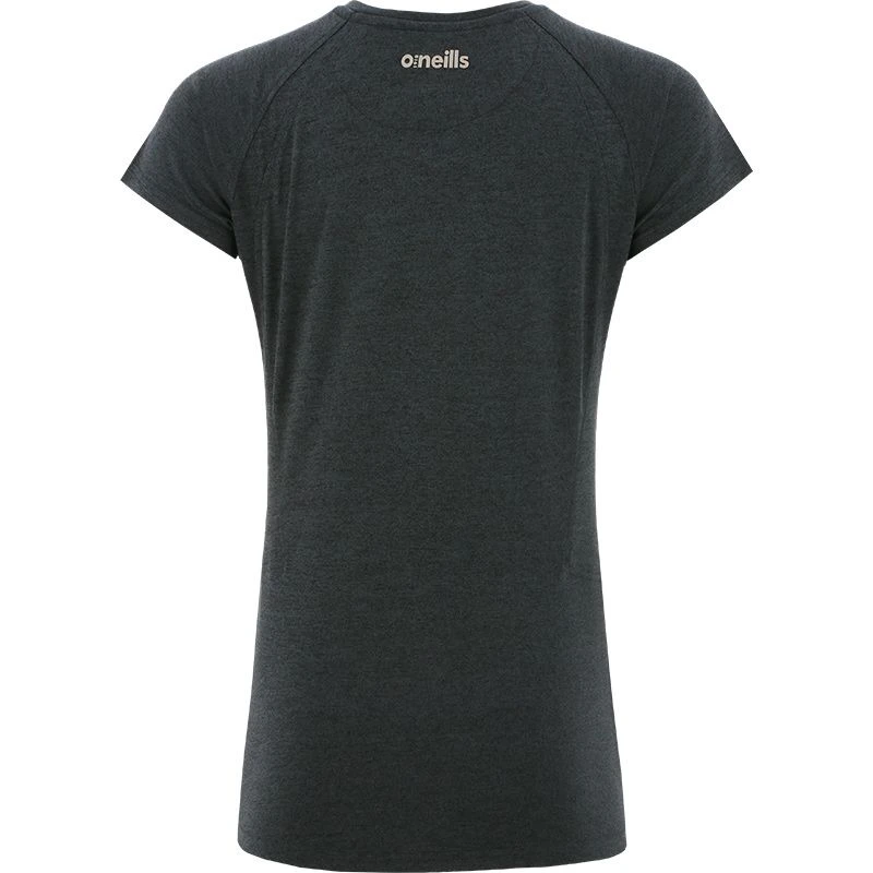 Women's Madison V-Neck T-Shirt Black - Image 2