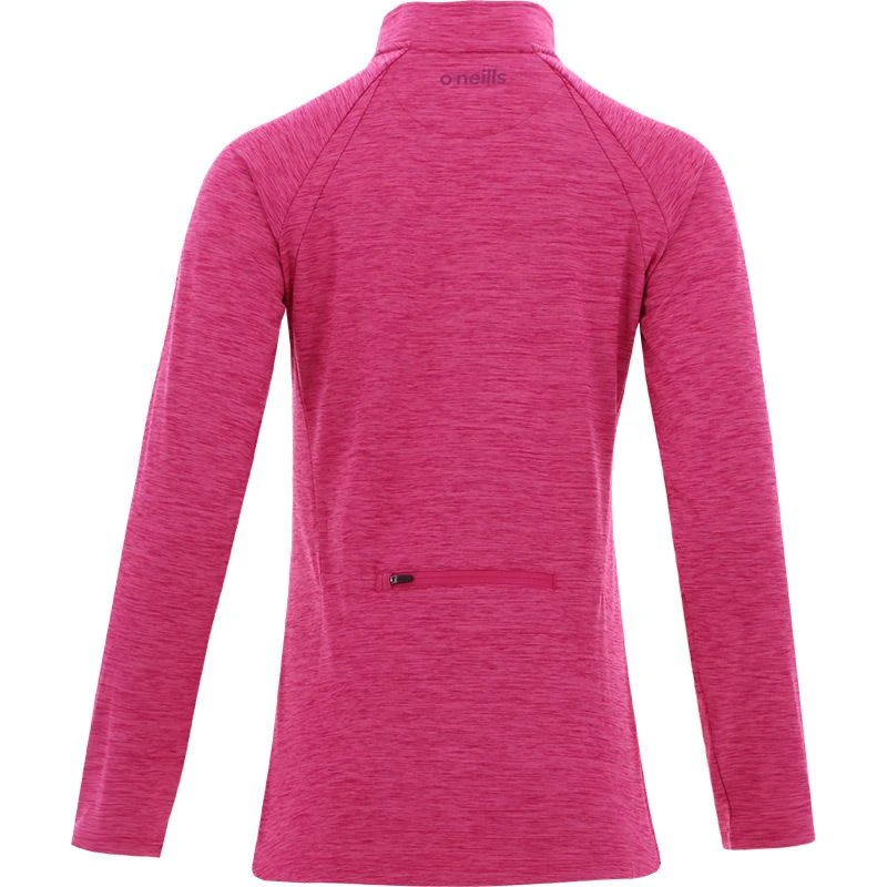 Women's Madison Brushed Half Zip Top Pink - Image 3