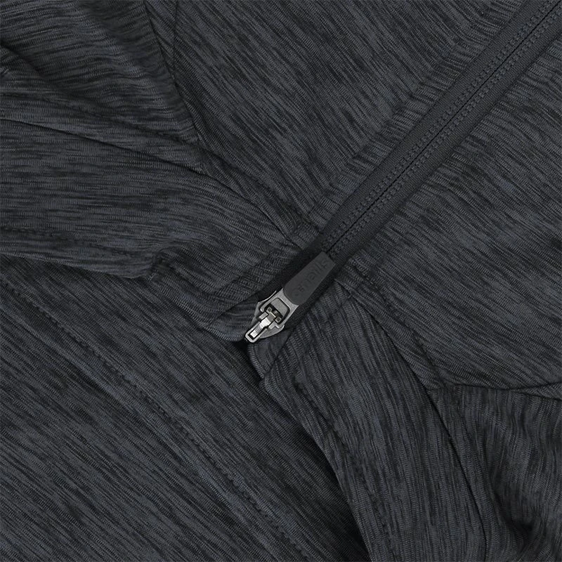 Women's Madison Brushed Half Zip Top Black - Image 7