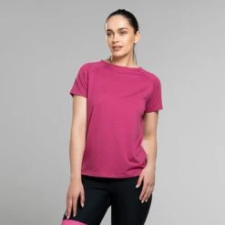 Women's Madison Cotton T-Shirt Pink