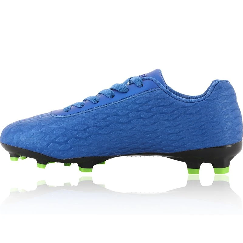 Mamba Firm Ground Laced Football Boots Royal / Lime - Image 2