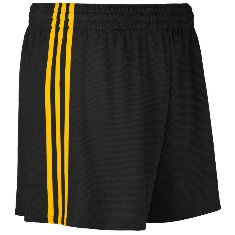 Kids' Mourne Shorts Black / Amber - Image 2