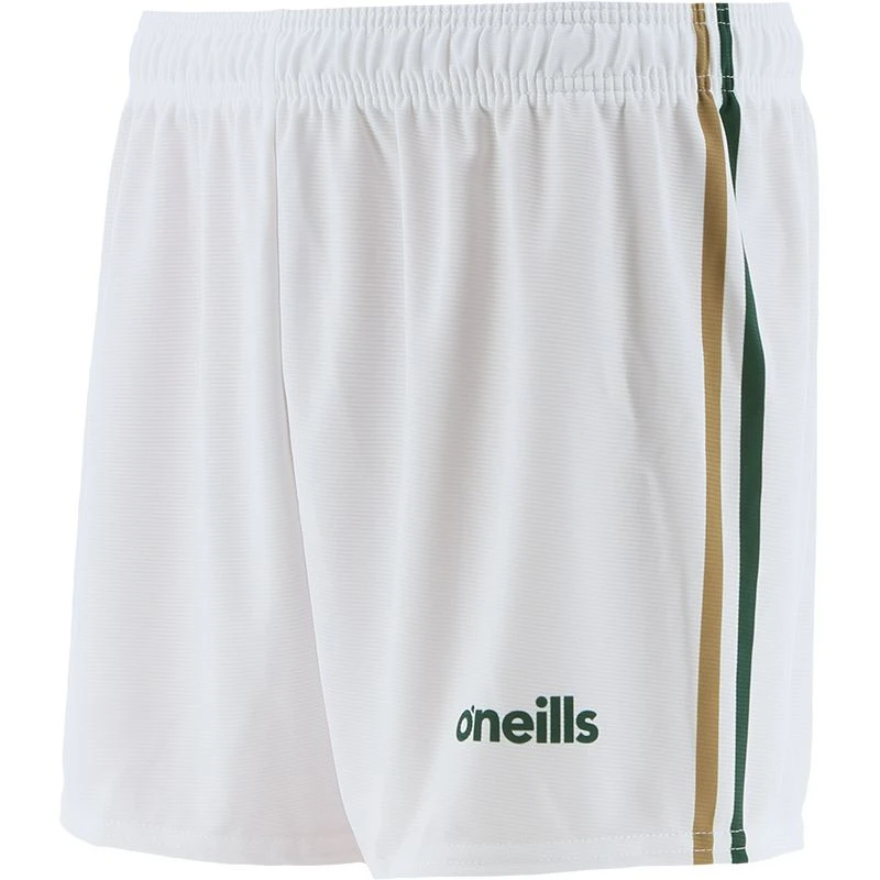 Kids' Mourne Shorts White / Gold / Green - Image 2