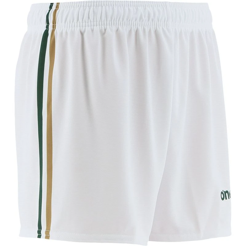 Kids' Mourne Shorts White / Gold / Green