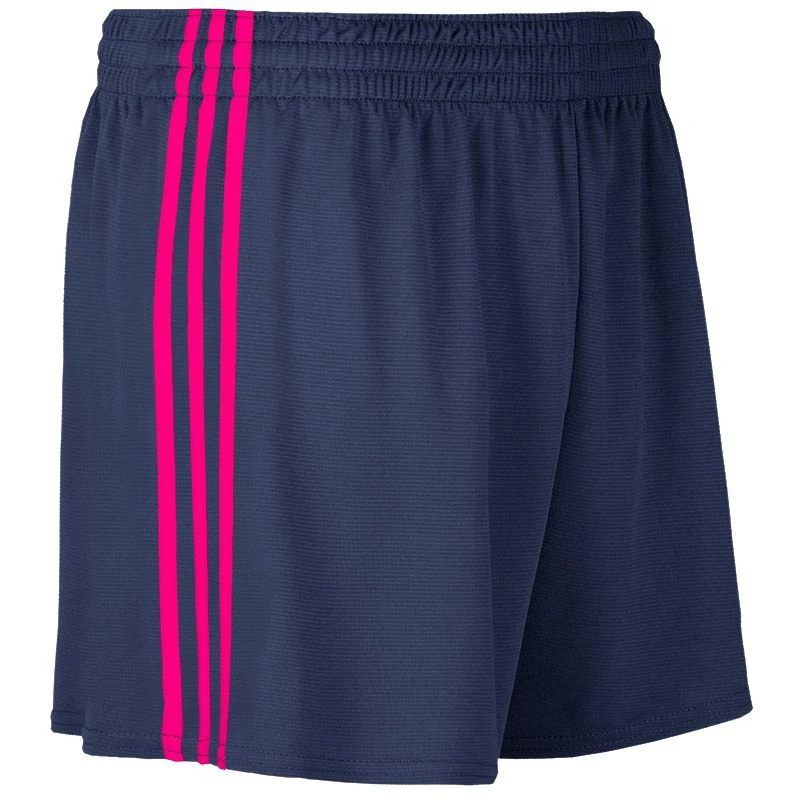 Kids' Mourne Shorts Navy / Paradise Pink - Image 2