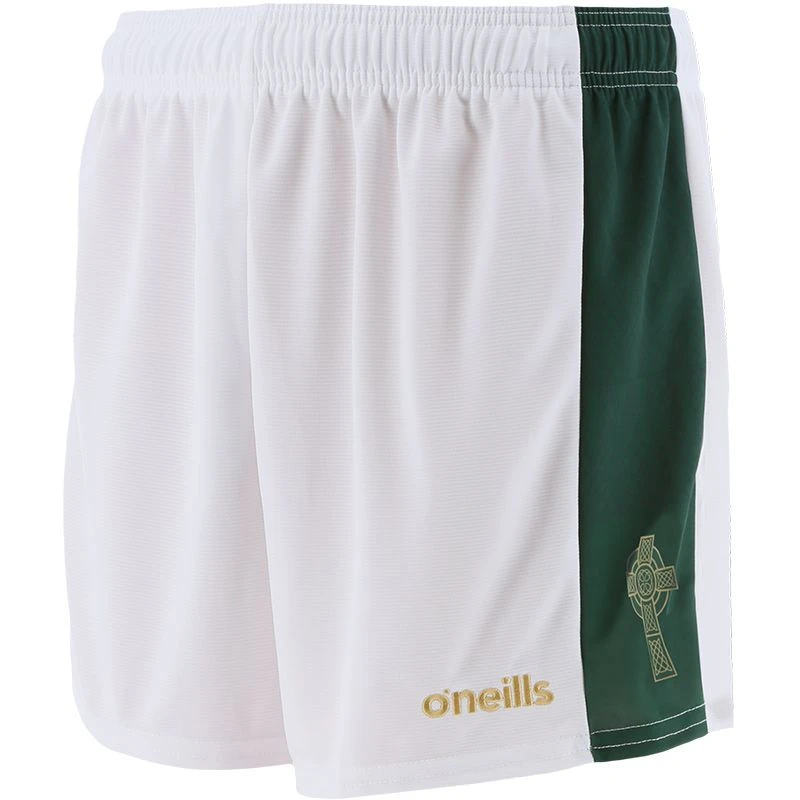Kids' Mourne Celtic Cross Shorts White - Image 2