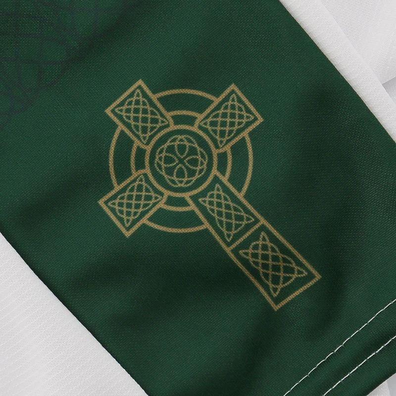 Kids' Mourne Celtic Cross Shorts White - Image 4