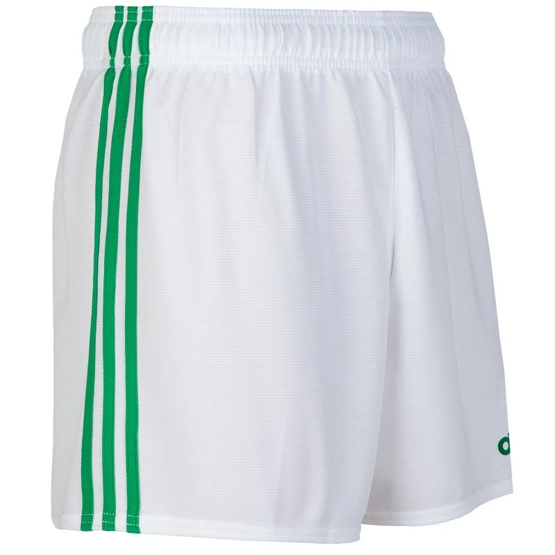Kids' Mourne Shorts White / Green - Image 2