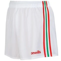 Kids' Mourne Shorts White / Red / Green