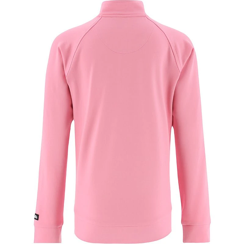Kids' Natalie Half Zip Top Pink / White - Image 2