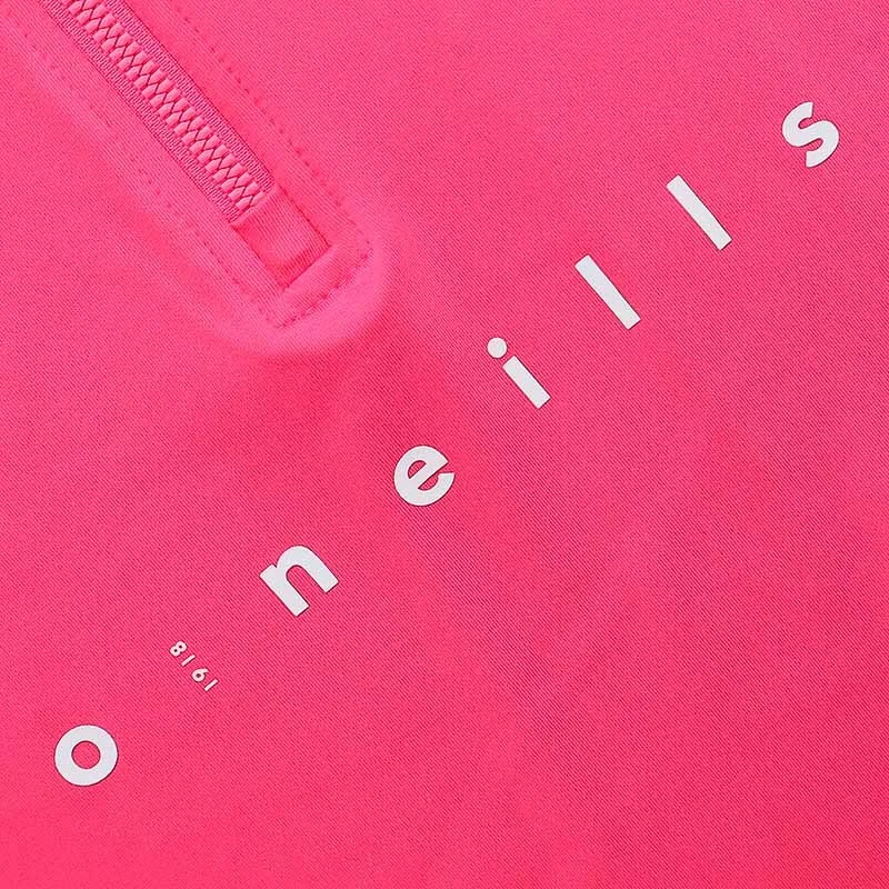 Kids' Natalie Half Zip Top Pink / Black / White - Image 4