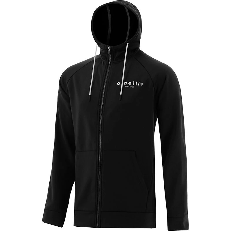 Men's Nathan Technical Fleece Full Zip Top Black / Silver - Image 2