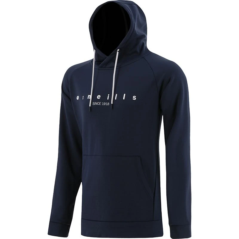 Men's Nathan Technical Fleece Overhead Hoodie Marine / Silver - Image 2