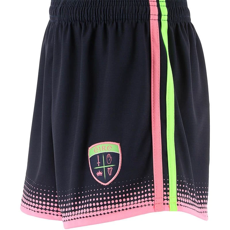 Kids' Nelson Éire Shorts Marine / Pink / Green - Image 6