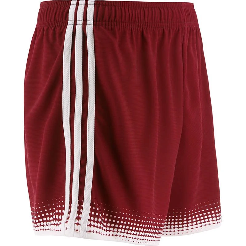 Women's Nelson Shorts Maroon / White - Image 6